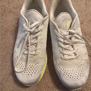 APL Women's White and Yellow Sneakers